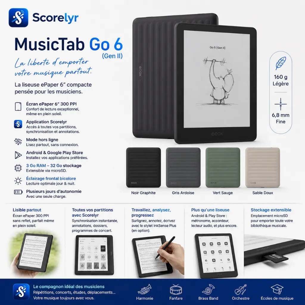 MusicTab Go 6 Gen II