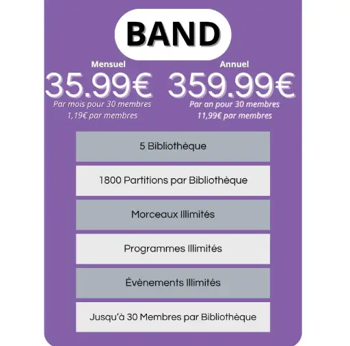 Abonnement Band